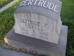 Gertrude Frances Rowell 
