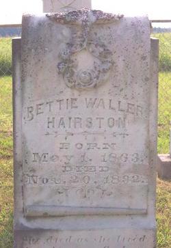 Bettie <I>Waller</I> Hairston 