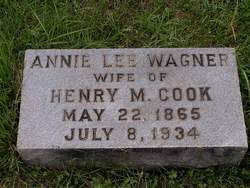 Annie Lee <I>Wagner</I> Cook 