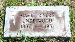 Mamie <I>Rivers</I> Underwood 