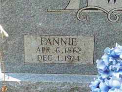 Frances R “Fannie” <I>Oldham</I> Watson 