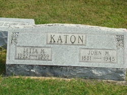 Letta Mae <I>Smith</I> Katon 