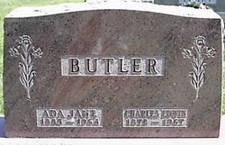 Ada Jane <I>Easton</I> Butler 