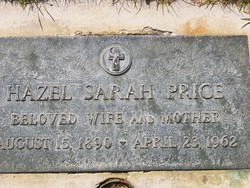 Hazel Sarah <I>Dudley</I> Price 