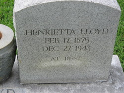 Henrietta “Etta” <I>Rawls</I> Lloyd 