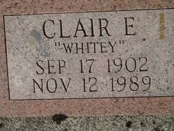 Clair E “Whitey” Bellamy 