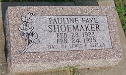 Pauline Faye Shoemaker 