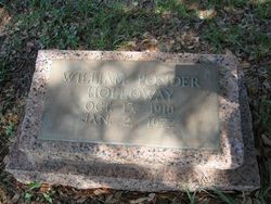 William Ponder Holloway 