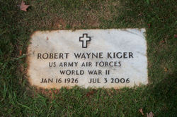 Robert Wayne “Bob” Kiger 