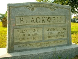 Eliza Jane <I>Coots</I> Blackwell 