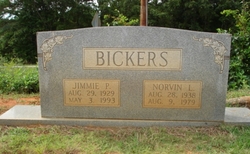 Jimmie Lee Ernestine <I>Pless</I> Bickers 