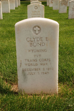 PVT Clyde Eugene Bond 