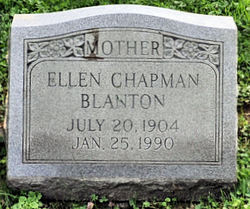 Ellen <I>White</I> Chapman Blanton 