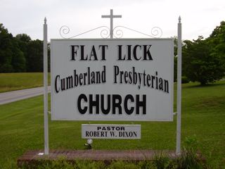 Flat Lick Cumberland Presbyterian Church Cemetery