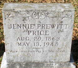 Jennie <I>Prewitt</I> Price 