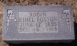 Ethel <I>Rosson</I> Roden 