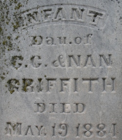 Infant Daughter Griffith 