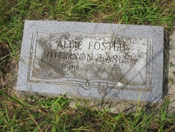 Allie <I>Foster</I> Easley 