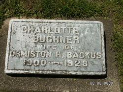 Charlotte Amelia <I>Buchner</I> Backus 