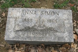 Anna <I>Davis</I> Simon 
