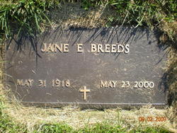Jane E <I>Bacon</I> Breeds 