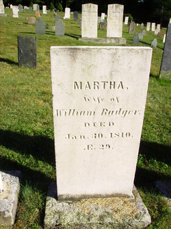 Martha <I>Smith</I> Badger 