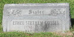 Ethel <I>Stethem</I> Gossel 