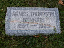 Agnes <I>Thompson</I> Bennion 