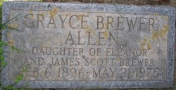 Grayce Eleanor <I>Brewer</I> Allen 