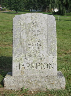 Harriett Louise “Lou” <I>Acton</I> Harrison 