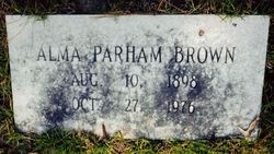 Alma Mitchell <I>Parham</I> Brown 