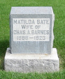Matilda <I>Bate</I> Barnes 