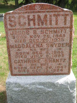 Catherine <I>Shantz</I> Schmitt 