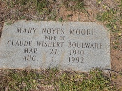 Mary Noyes <I>Moore</I> Boulware 