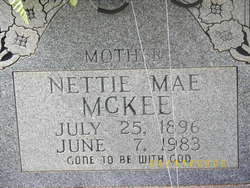 Nettie Mae <I>Cox</I> McKee 