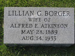 Lillian Gertrude “Gertie” <I>Borger</I> Atkinson 