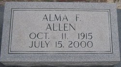 Alma Florence <I>Fortune</I> Allen 