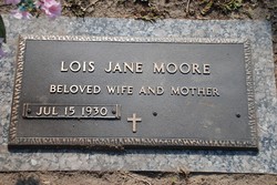 Lois Jane <I>Fulford</I> Moore 
