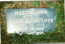 Martha Ann <I>Payne</I> Love 
