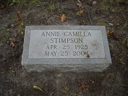 Annie Camilla Stimpson 