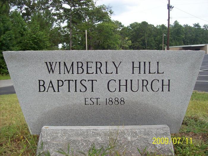 Wimberly Hill Baptist Church Cemetery