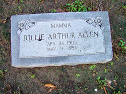 Rillie Lee <I>Arthur</I> Allen 