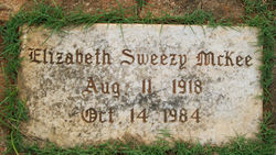Elizabeth <I>Sweezy</I> McKee 