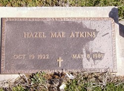Hazel Mae <I>Goodwin</I> Atkins 