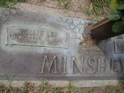 Willie Lee Minshew 