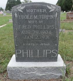 Lucille M <I>Turpin</I> Phillips 