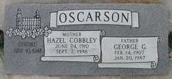 Hazel Elizabeth <I>Cobbley</I> Oscarson 