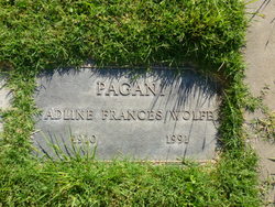 Adline Frances <I>Wolfe</I> Pagani 
