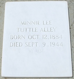 Minnie Lee <I>Tuttle</I> Alley 