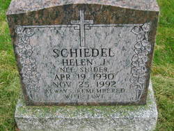 Helen Jean <I>Snider</I> Schiedel 